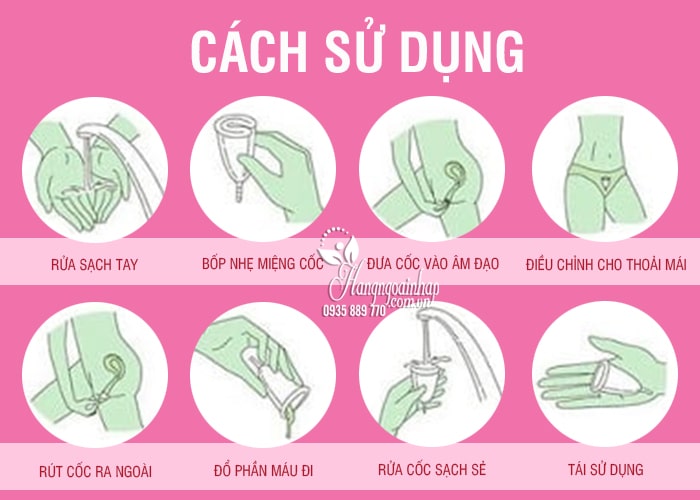 Cốc nguyệt san Pharma Cup Coupe Menstruelle xách tay của Pháp 3