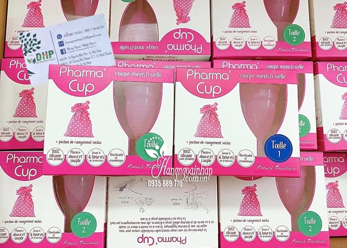 Cốc nguyệt san Pharma Cup Coupe Menstruelle xách tay của Pháp 23