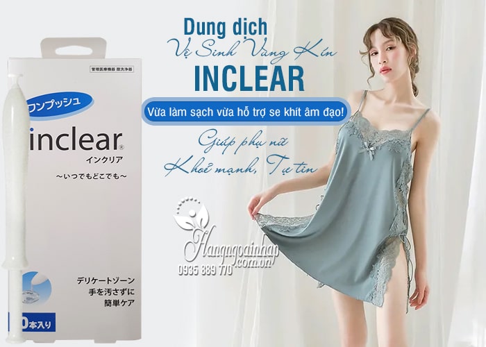 Dung dịch vệ sinh vùng kín Inclear Nhật, ngăn ngừa viêm nhiễm9