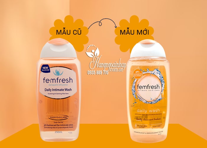 Dung dịch vệ sinh phụ nữ khử mùi Femfresh Daily Intimate Wash 250ml 1