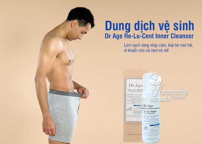 Dung dịch vệ sinh Dr Age Re-Lu-Cent Inner Cleanser Hàn Quốc 6