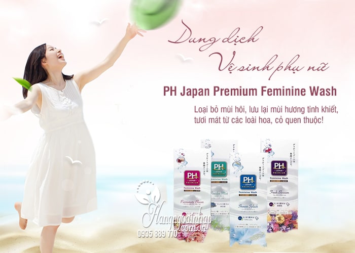 Dung dịch vệ sinh phụ nữ pH Japan Premium Feminine Wash 1