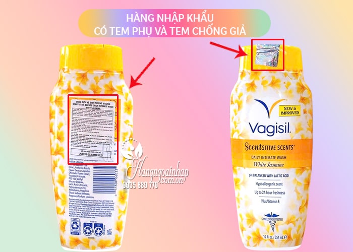 Dung dịch vệ sinh phụ nữ của Mỹ Vagisil chính hãng