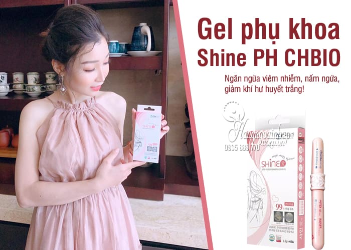 Gel phụ khoa Shine PH CHBIO Hàn Quốc, hộp 4 ống 0