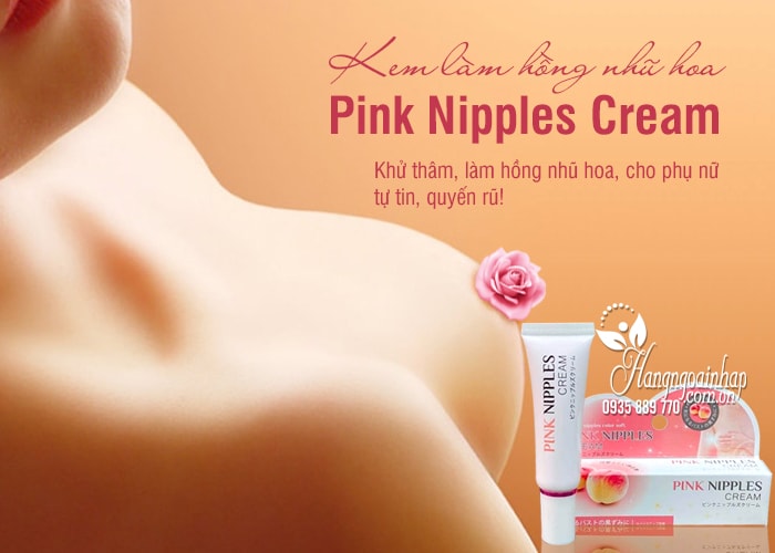 Kem làm hồng nhũ hoa Pink Nipples Cream Nhật Bản 20g 1