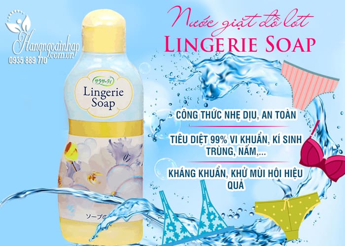 Nước giặt đồ lót Lingerie Soap 120ml của Nhật Bản 55