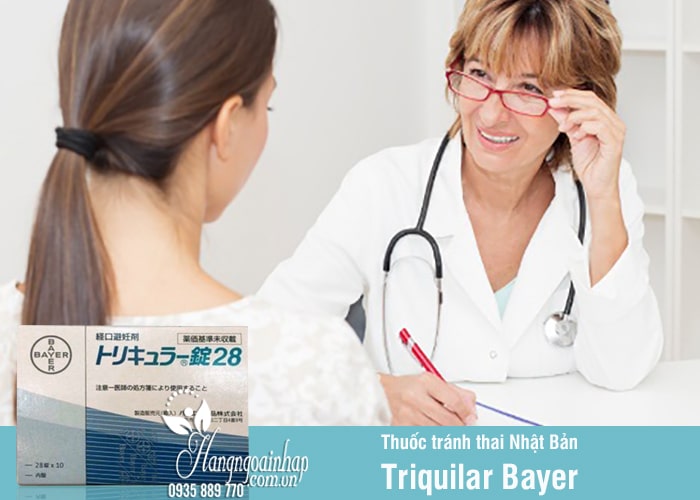 Thuốc tránh thai Nhật Bản Triquilar Bayer hàng ngày 28 viên 2