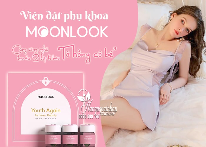 Viên đặt phụ khoa MoonLook của Hàn Quốc mẫu mới hộp 6 viên 23