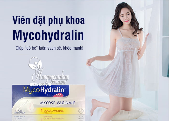 Viên đặt phụ khoa Mycohydralin 500mg của Pháp 1 liệu trình 9