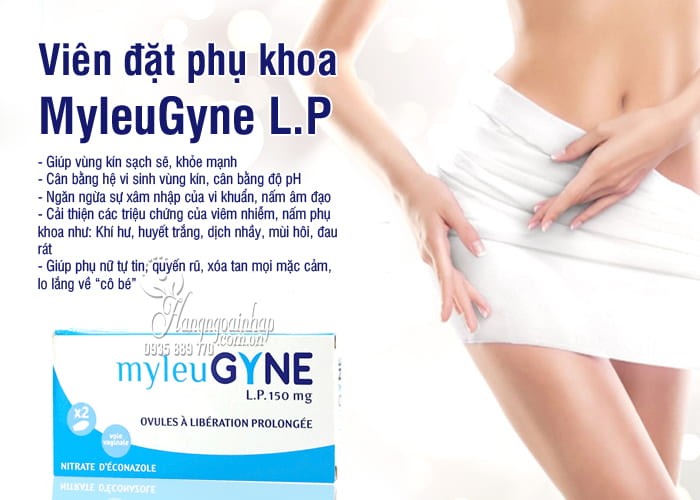 Viên đặt phụ khoa MyleuGyne L.P 150mg của Pháp  2