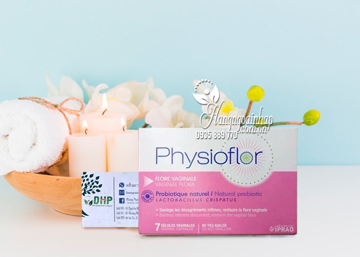 Viên đặt phụ khoa Physioflor Flore Vaginale của Pháp vỉ 7 viên 1