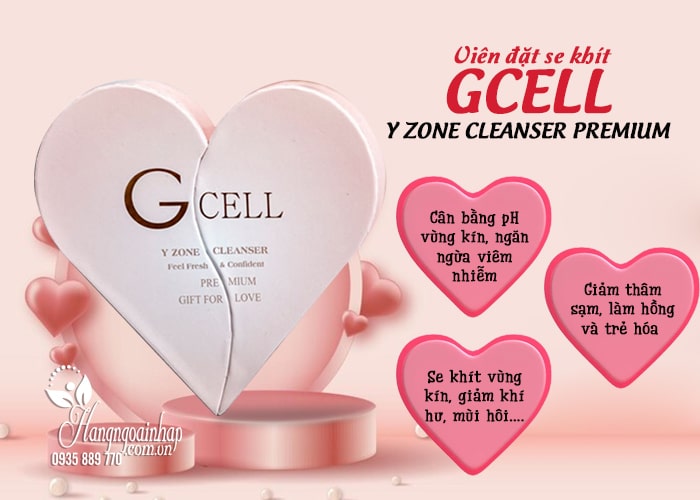 Viên đặt se khít Gcell Y Zone Cleanser Premium Hàn 65