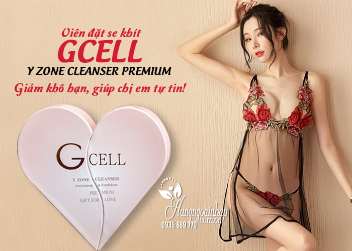 Viên đặt se khít Gcell Y Zone Cleanser Premium Hàn1