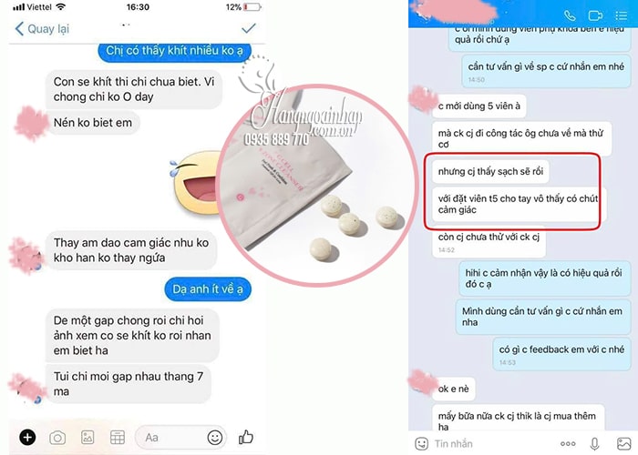 Viên đặt se khít vùng kín Gcell Y Zone Cleanser Hàn Quốc 15 viên 06