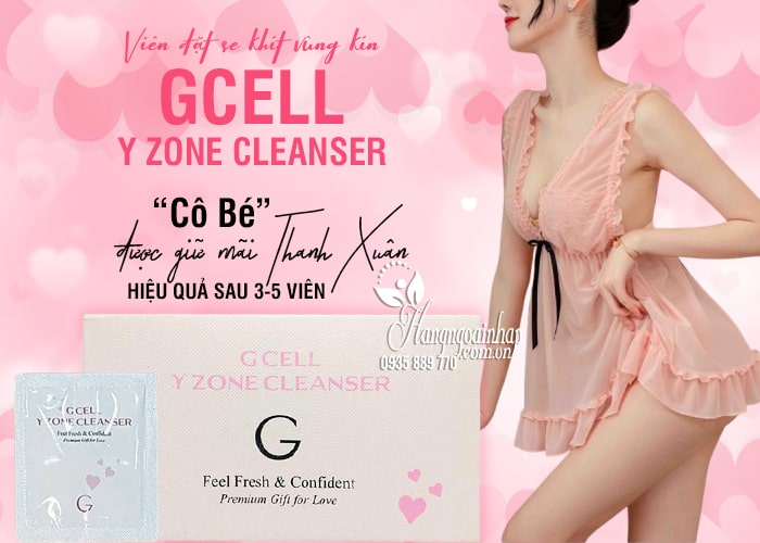 Viên đặt se khít vùng kín Gcell Y Zone Cleanser Hàn Quốc 15 viên 33