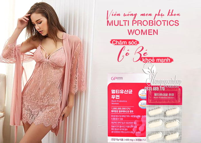 Viên uống men phụ khoa Multi Probiotics Women Hàn Quốc 1