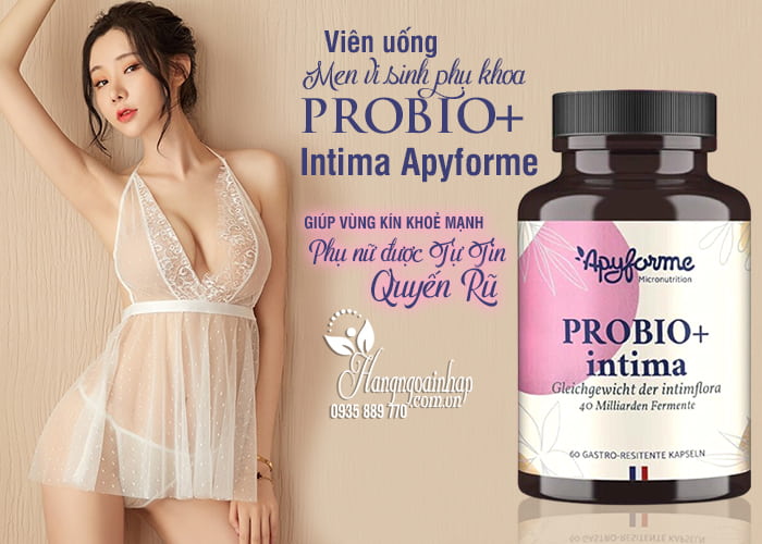 Viên uống Probio+ Intima Apyforme 60 viên của Pháp 6