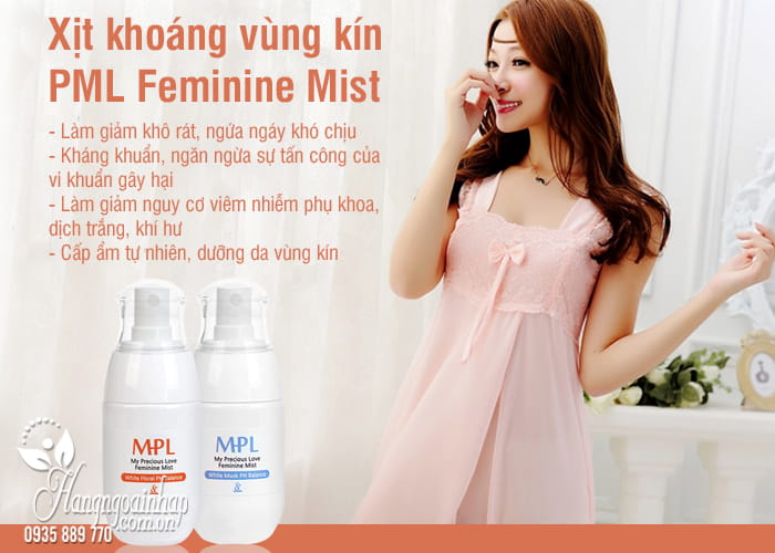 Xịt khoáng vùng kín PML Feminine Mist 50ml Hàn Quốc 4