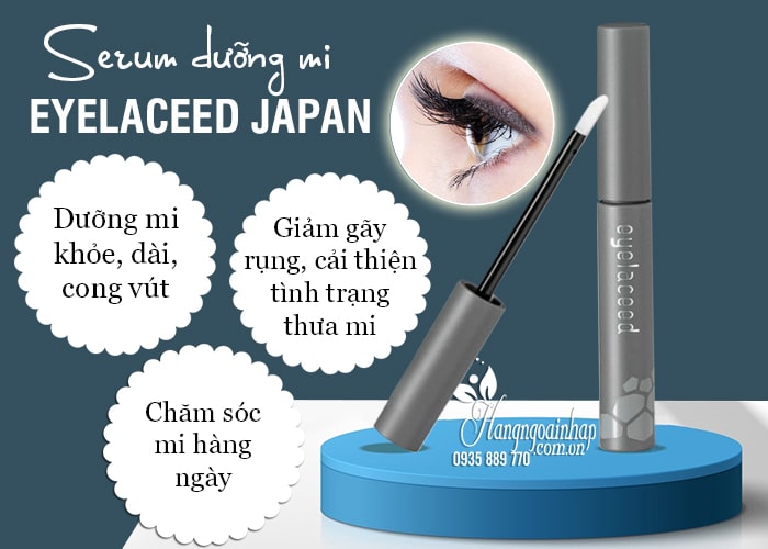 Serum dưỡng mi Eyelaceed Japan ngăn rụng mi, làm cong mi  4