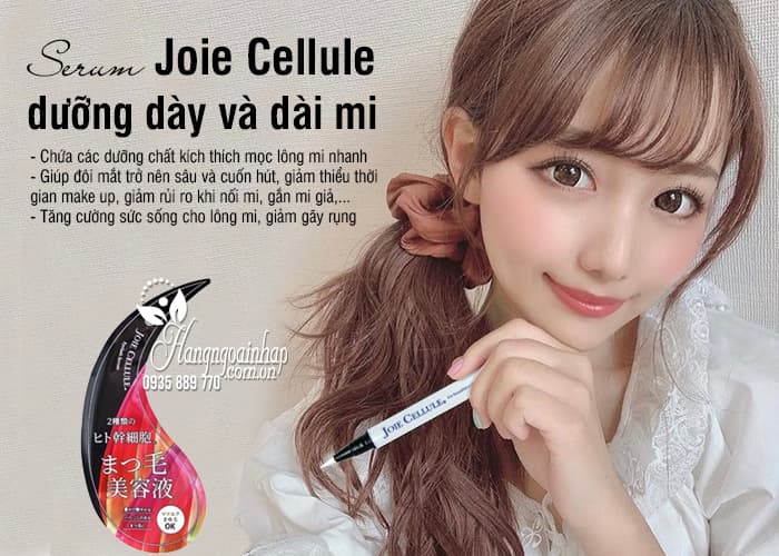 Serum Joie Cellule dưỡng dày và dài mi cao cấp của Nhật 5