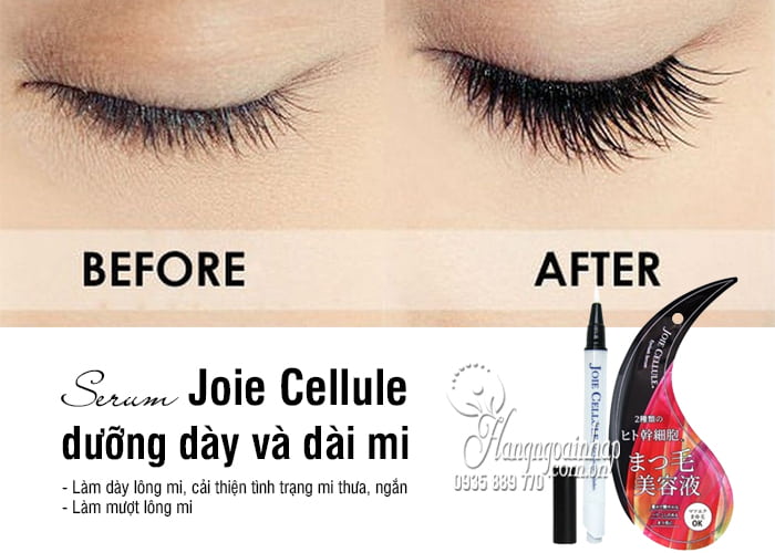 Serum Joie Cellule dưỡng dày và dài mi cao cấp của Nhật 1