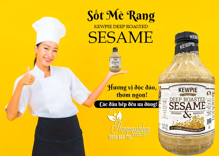 Sốt mè rang Kewpie Deep Roasted Sesame 887ml 66