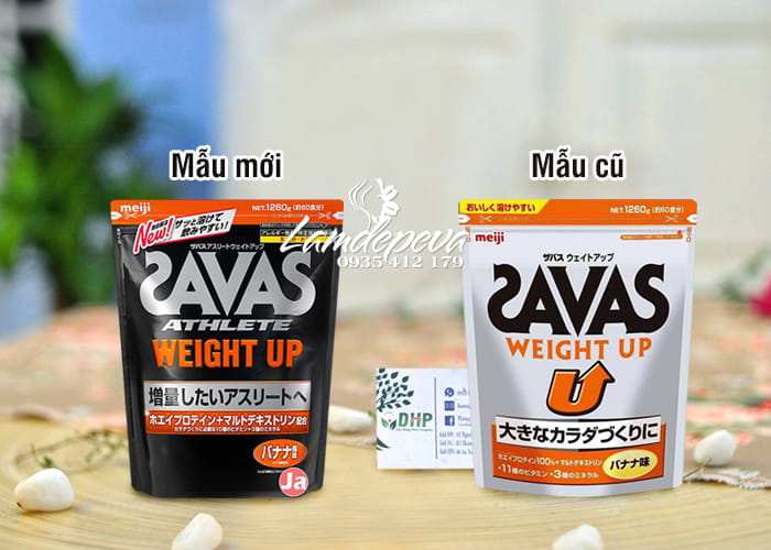 Sữa tăng cân Savas Meiji - Savas Weight Up 1260g Nhật Bản 9