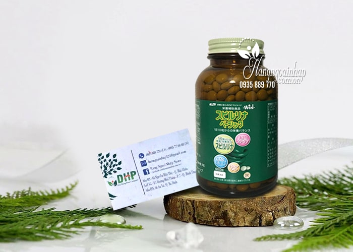 Tảo Xanh Cao Cấp Spirulina Hộp 600 Viên Của Nhật Bản 9