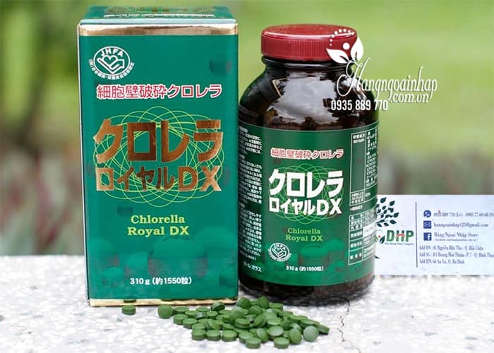 Tảo Xoắn Chlorella Royal DX Nhật Bản - Tảo Lục 1550 Viên 9