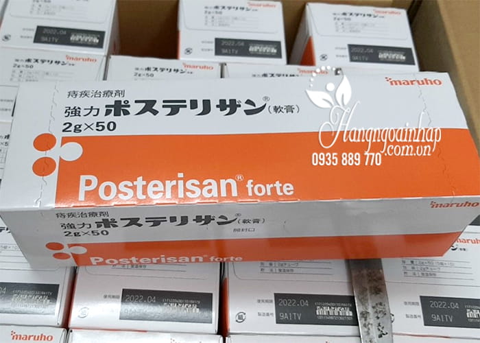 Thuốc bôi trĩ Posterisan Forte Nhật Bản 2g x 50 tốt nhất 4