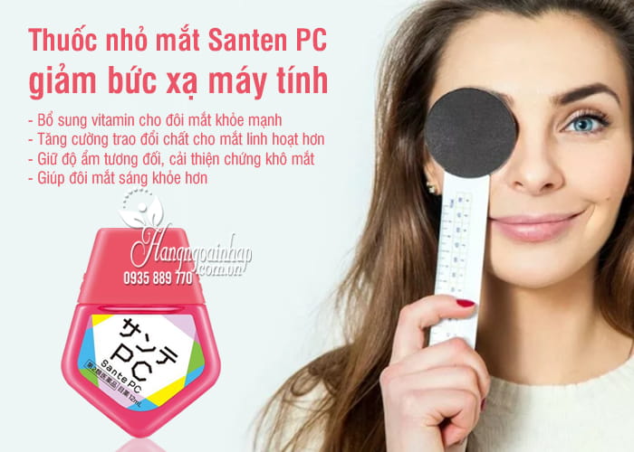 Thuốc nhỏ mắt Santen PC của Nhật, giảm bức xạ máy tính 6