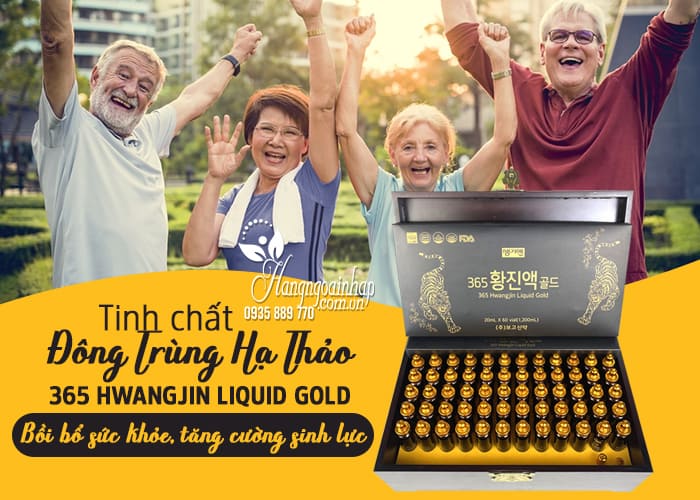 Tinh chất đông trùng hạ thảo 365 Hwangjin Liquid Gold 8