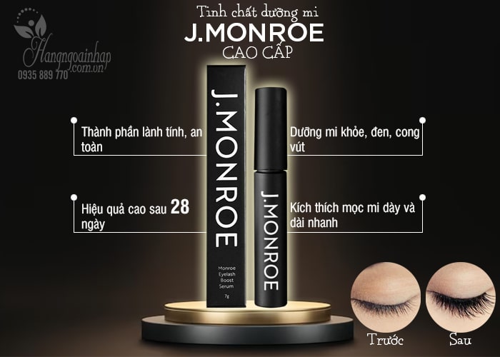 Tinh chất dưỡng mi J Monroe 7ml cao cấp của Hàn Quốc 7