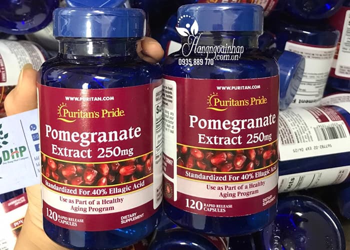 Tinh chất lựu Pomegranate Extract 250mg Puritan Pride 66