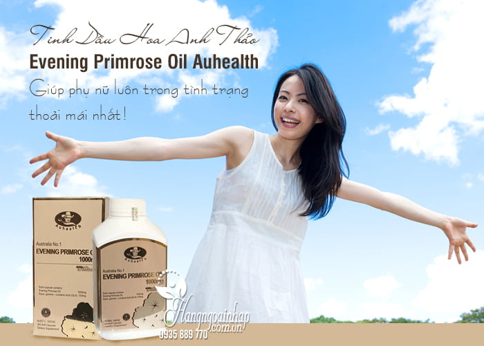 Tinh Dầu Hoa Anh Thảo - Evening Primrose Oil Auhealth 4