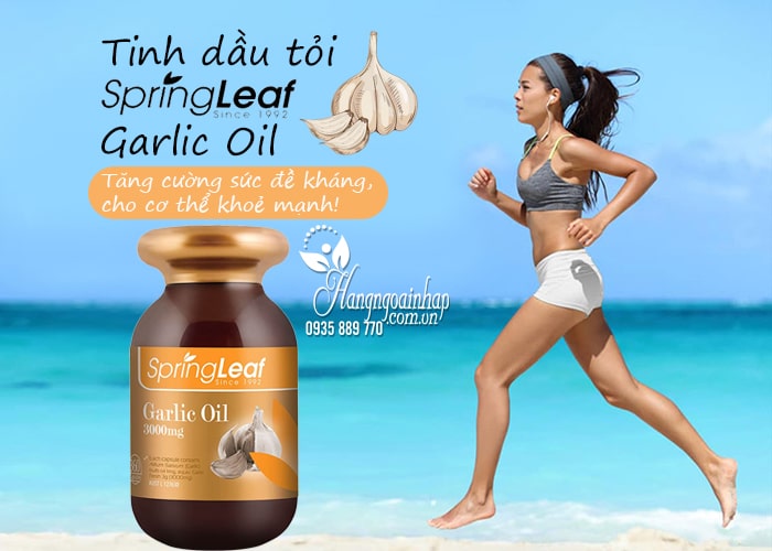 Tinh dầu tỏi Garlic Oil Spring Leaf 3000mg 360 viên của Úc 7