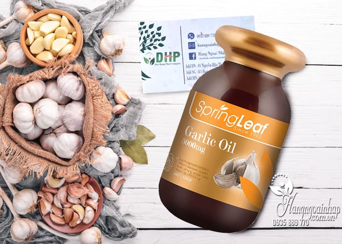 Tinh dầu tỏi Garlic Oil Spring Leaf 3000mg 360 viên của Úc 1