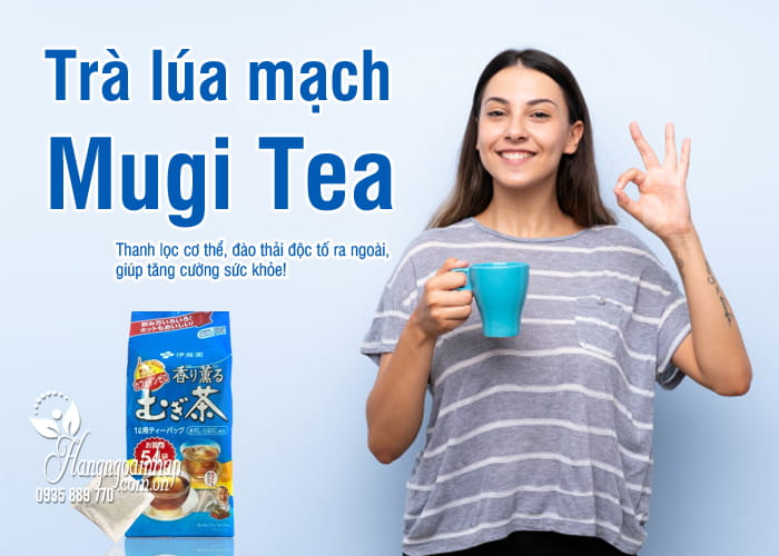 Trà lúa mạch Mugi Tea Nhật Bản 54 gói cho mọi lứa tuổi 8