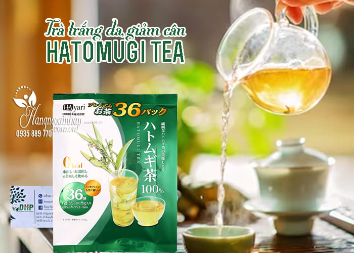  Trà trắng da Hayari Hatomugi Tea túi 36 gói của Nhật Bản 1