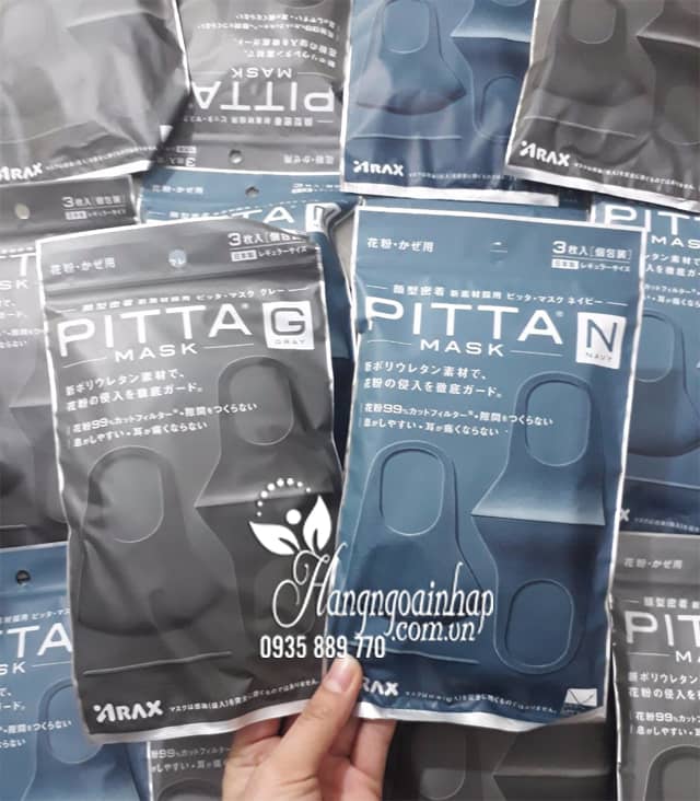 Túi 3 chiếc khẩu trang Pitta Mask của Nhật thời trang 2