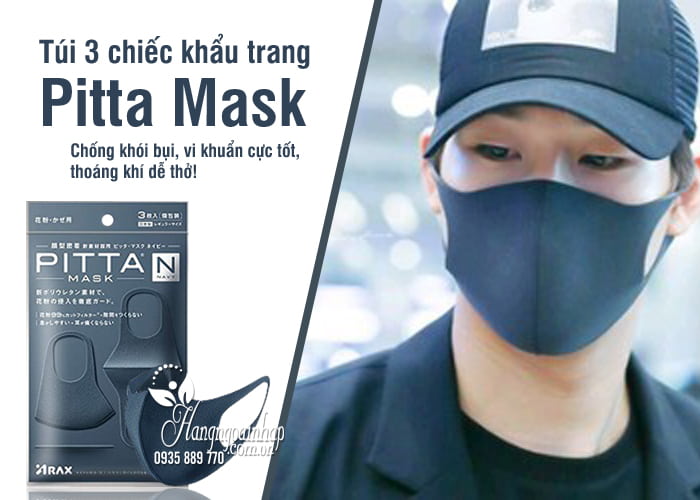 Túi 3 chiếc khẩu trang Pitta Mask của Nhật thời trang 8