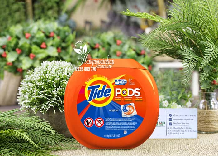 Viên Nước Giặt Xả Tide Pods 57 Viên Của Mỹ 0