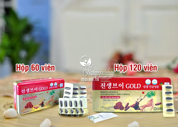 Viên sâm nhung linh chi Korean Ginseng V Antler Extract  2