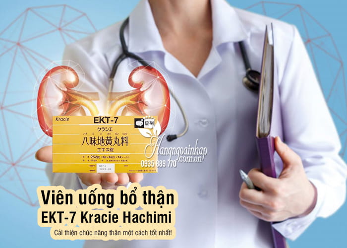 Viên uống bổ thận EKT-7 Kracie Hachimi Nhật Bản chính hãng 1