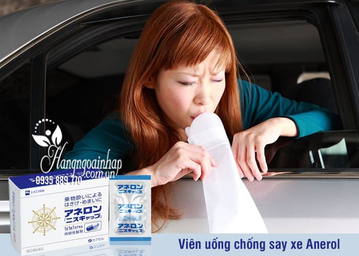 Viên uống chống say xe Anerol Nhật Bản hiệu quả nhất 6