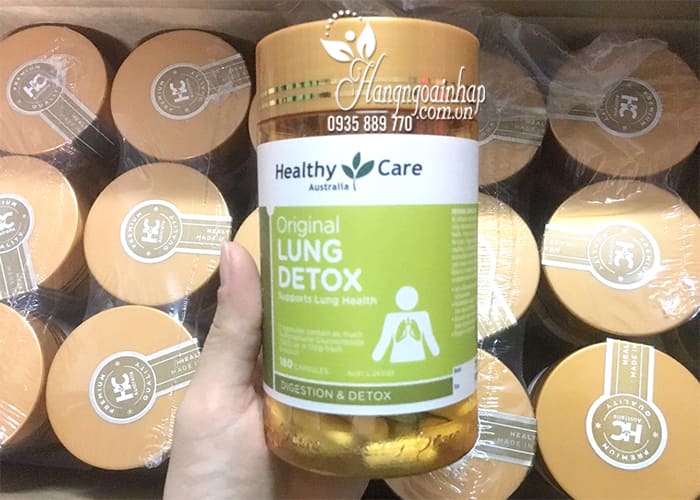 Viên uống giải độc phổi Healthy Care Original Lung Detox Úc 9