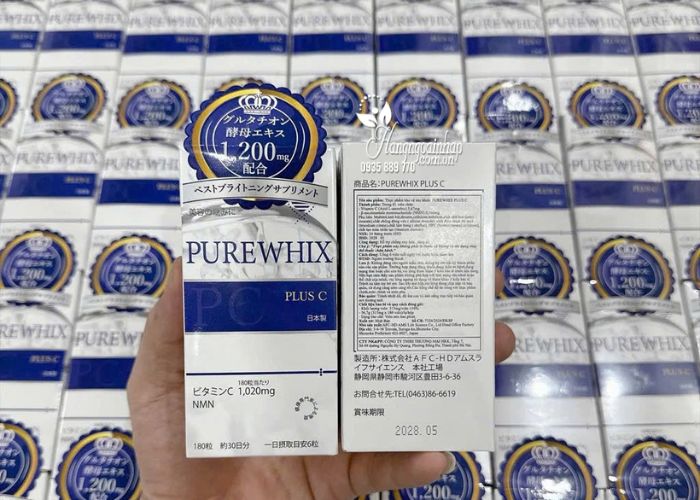 Mua viên uống trắng da Purewhix Plus C 180 viên giá tốt