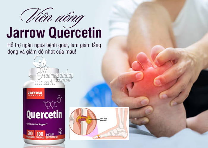 Viên uống Jarrow Quercetin 500mg 100 viên chính hãng Mỹ  2