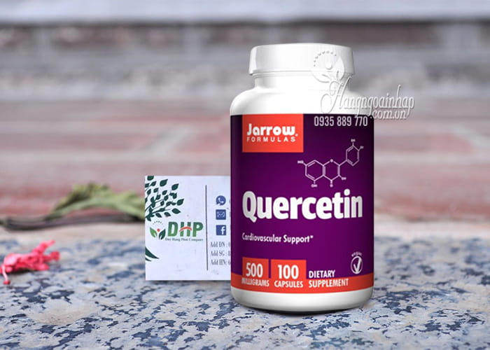 Viên uống Jarrow Quercetin 500mg 100 viên chính hãng Mỹ  8