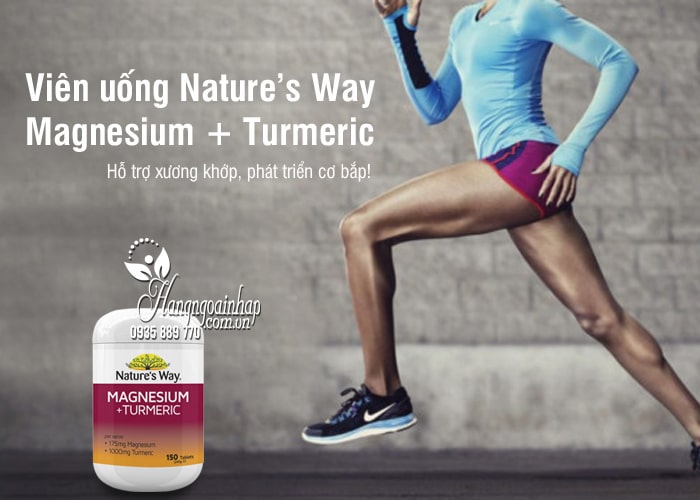 Viên uống Nature’s Way Magnesium + Turmeric 150 viên của Úc 4